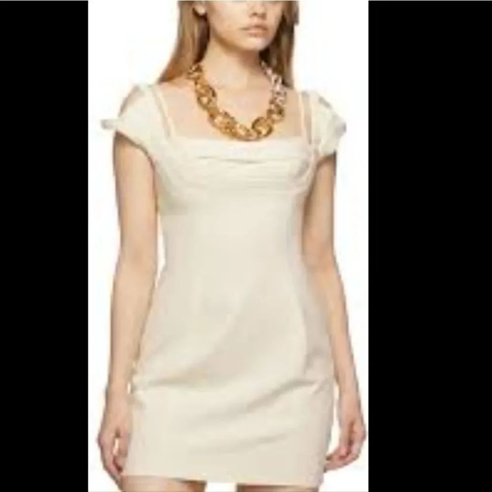 XOXO CAP SLEEVE MINI HIDDEN ZIPPER CLOSURE CREW NECKLINE DRESS